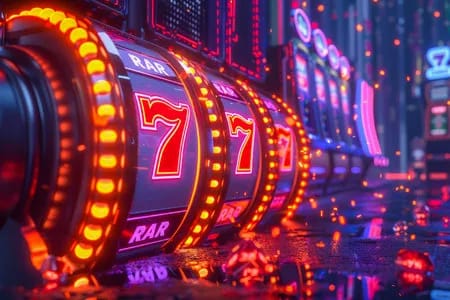 Slot machine brillante, sette fortunati vincite